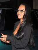 Karrueche Tran Cleavage at Catch Steak in West Hollywood