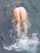 Katy Perry Booty in Swimsuit at a Beach in Positano