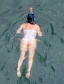 Katy Perry Booty in Swimsuit at a Beach in Positano