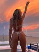 Khloe Terae Stunning Booty in Tiny Thong Bikini