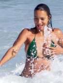 Lais Ribeiro Booty in Thong Bikini on the Beach in Rio De Janeiro