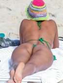 Lais Ribeiro Booty in Thong Bikini on the Beach in Rio De Janeiro