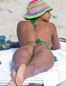 Lais Ribeiro Booty in Thong Bikini on the Beach in Rio De Janeiro