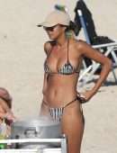 Lais Ribeiro Booty and Cleavage in Bikini at the Beach in Rio De Janeiro