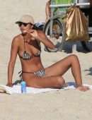 Lais Ribeiro Booty and Cleavage in Bikini at the Beach in Rio De Janeiro