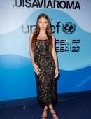 Leni Klum at LUISAVIAROMA for UNICEF in Capri