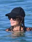 Lucila Sola at the Beach in Saint-Tropez