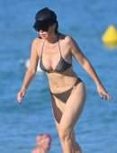 Lucila Sola at the Beach in Saint-Tropez