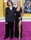 Mackenzie Ziegler, and Maddie Ziegler, and Eddie Benjamin - Bullett Train Premiere in Los Angeles