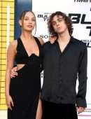 Mackenzie Ziegler, and Maddie Ziegler, and Eddie Benjamin - Bullett Train Premiere in Los Angeles