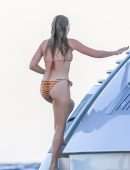 Margot Robbie Booty in Bikini on a Yacht in Spain