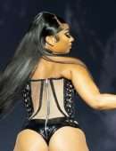 Megan Thee Stallion Cleavage while Performing Live at Reading Festival 2022