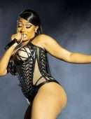 Megan Thee Stallion Cleavage while Performing Live at Reading Festival 2022