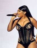 Megan Thee Stallion Cleavage while Performing Live at Reading Festival 2022