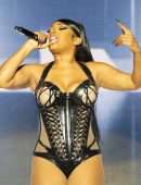 Megan Thee Stallion Cleavage while Performing Live at Reading Festival 2022