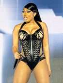Megan Thee Stallion Cleavage while Performing Live at Reading Festival 2022