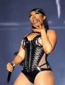 Megan Thee Stallion Cleavage while Performing Live at Reading Festival 2022