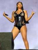 Megan Thee Stallion Cleavage while Performing Live at Reading Festival 2022