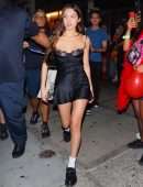 Olivia Rodrigo in Short Black Dress at The Bowery Ballroom in New York