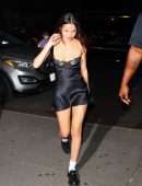Olivia Rodrigo in Short Black Dress at The Bowery Ballroom in New York