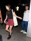 Olivia Rodrigo Leggy in Skirt Outside the Electric Lady Studio in NYC