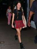 Olivia Rodrigo Leggy in Skirt Outside the Electric Lady Studio in NYC