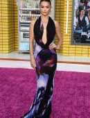 Paris Berelc Cleavage at the Premiere of ‘Bullet Train’ in Los Angeles