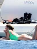 Rosie Huntington-Whiteley Booty in a Bikini in Formentera
