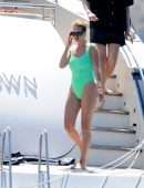 Rosie Huntington-Whiteley Booty in a Bikini in Formentera