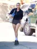 Scout Willis in Chunky Prada Trainers seen after Yoga Class in Los Angeles