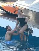 Selena Gomez Booty in Thong Swimsuit in Positano
