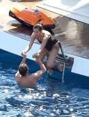Selena Gomez Booty in Thong Swimsuit in Positano