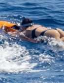 Selena Gomez Booty in Thong Swimsuit in Positano