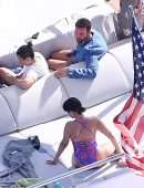 Selena Gomez Booty in Swimsuit on a Boat in Italy