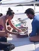 Selena Gomez Booty in Swimsuit on a Boat in Italy