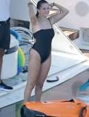 Selena Gomez Booty in Thong Swimsuit in Positano