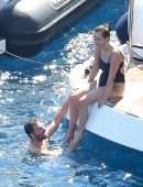 Selena Gomez Booty in Thong Swimsuit in Positano