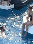 Selena Gomez Booty in Thong Swimsuit in Positano