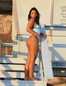 Sienna Gomez Booty Posing with New Swim Line in Malibu