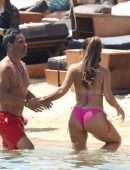 Teresa Giudice in Bikini and her Husband Luis Ruelas in Mykonos