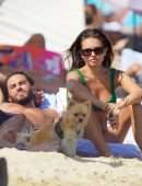 Thylane Blondeau at Beach in Bikini in St Tropez
