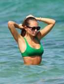 Thylane Blondeau at Beach in Bikini in St Tropez