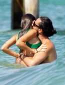 Thylane Blondeau at Beach in Bikini in St Tropez