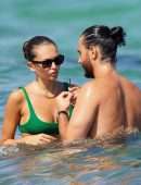 Thylane Blondeau at Beach in Bikini in St Tropez
