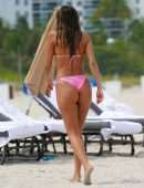 Chantel Jeffries Booty at The Beach in Miami
