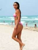 Chantel Jeffries Booty at The Beach in Miami