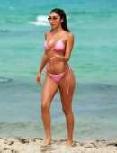 Chantel Jeffries Booty at The Beach in Miami
