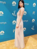 Alexandra Daddario in Sheer Dress at 74th Annual Primetime Emmy Awards in Los Angeles