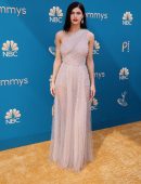 Alexandra Daddario in Sheer Dress at 74th Annual Primetime Emmy Awards in Los Angeles