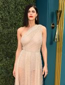 Alexandra Daddario in Sheer Dress at 74th Annual Primetime Emmy Awards in Los Angeles